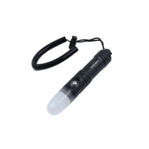 Prozhaozhu DL-XS06 4000LM Rechargeable 21700 Battery LED Dive Strobe Signal Light, IP68 100M Underwater Light for Wreck Diving