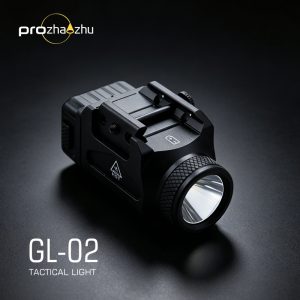 GL-02 500 Lumen Tactical Gun Light, Single CR123A Battery, Adjustable Mount Flashlight for Outdoor Hunting
